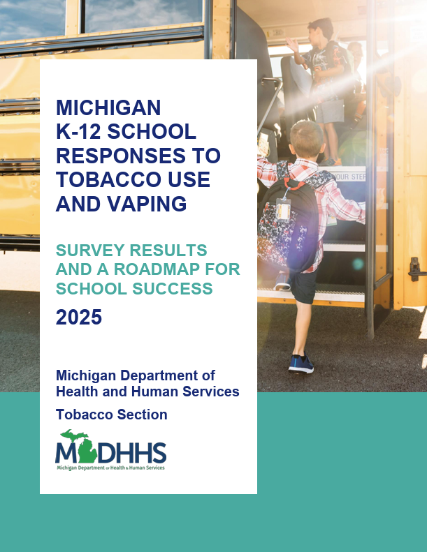 Preview of MDHHS Michigan K-12 School Responses to Tobacco Use and Vaping.
