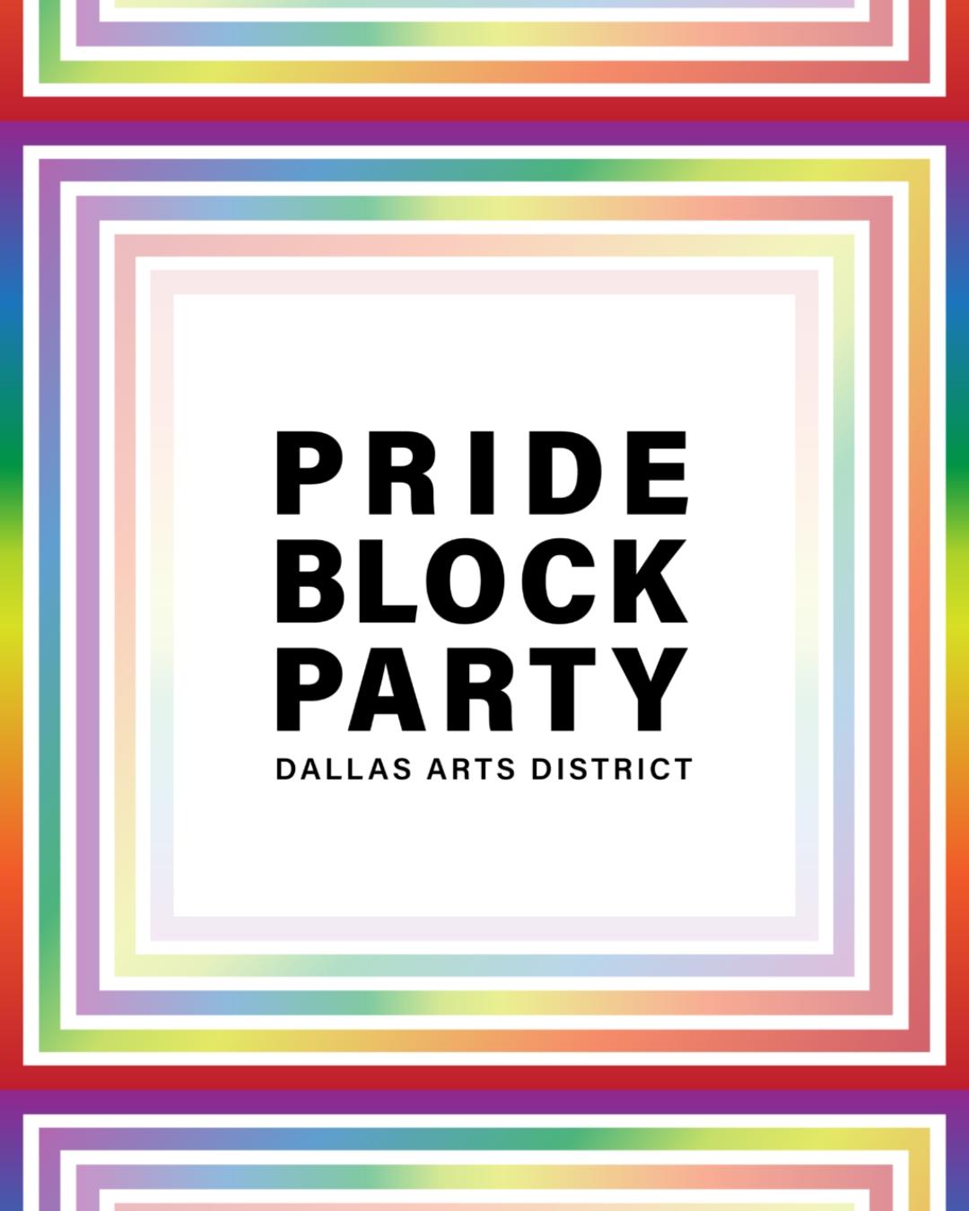 Dallas Arts District Pride Block party