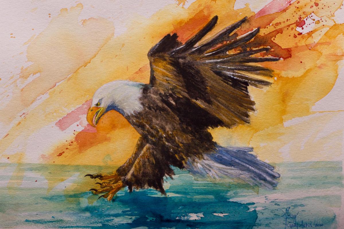 Bald Eagle by artist Gray Artus