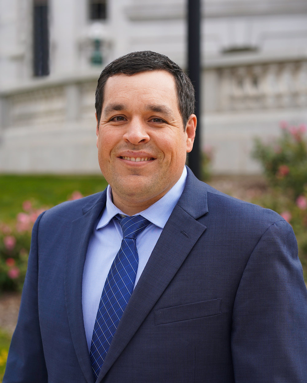 Headshot of Aaron Bowe. 