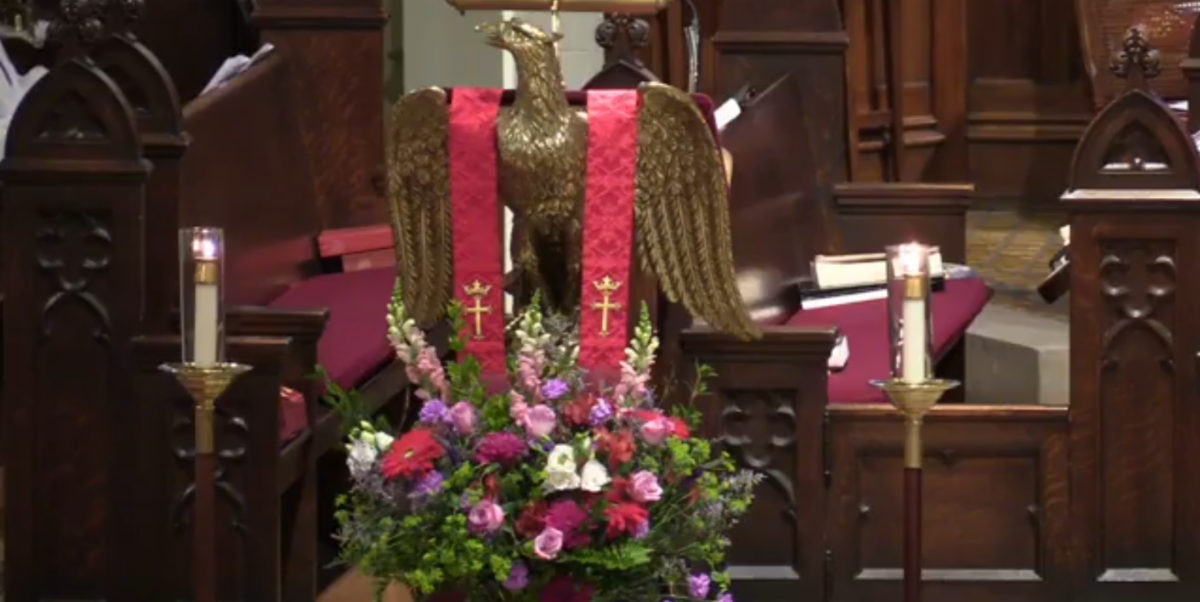 Pentecost lectern