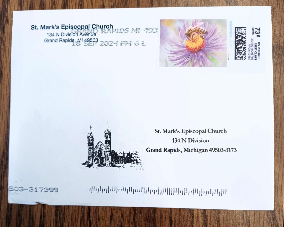 rsvp envelope st marks