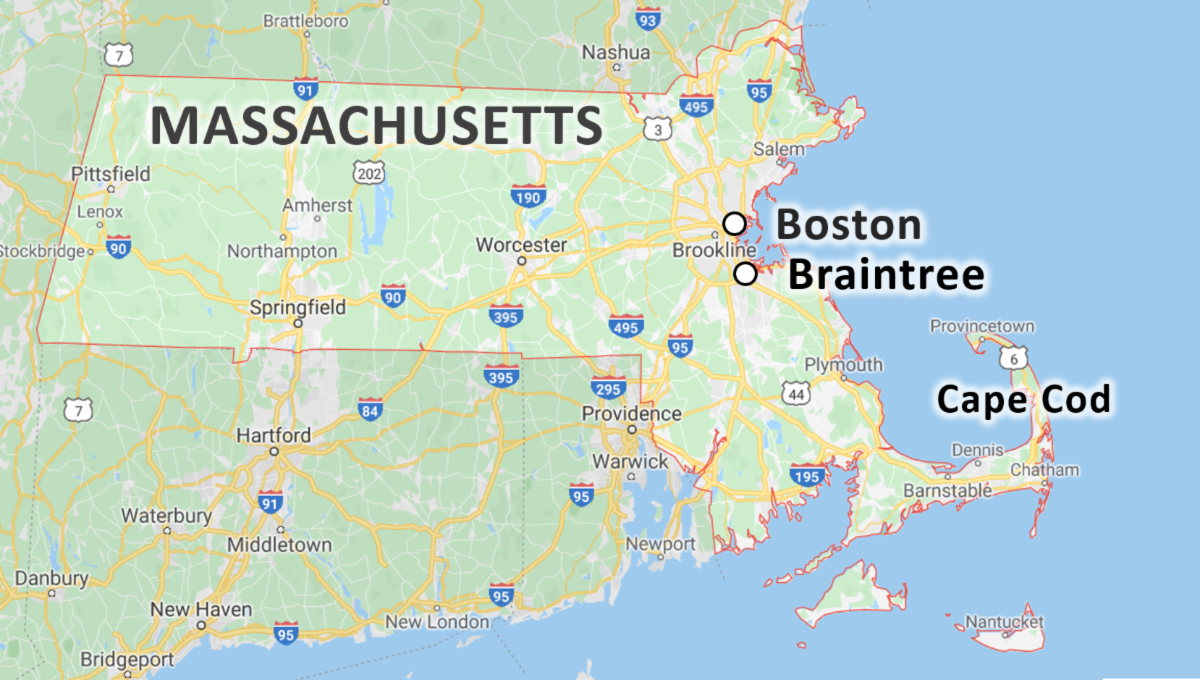 Map of Massachusetts