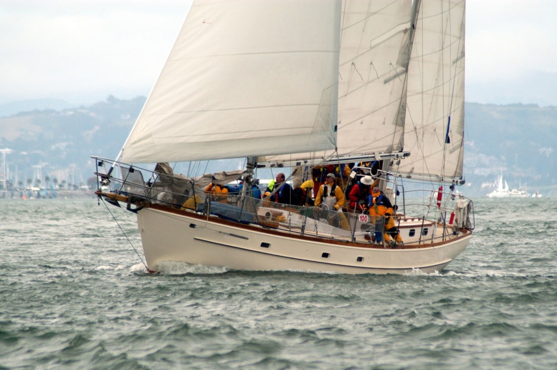 Pegasus under sail
