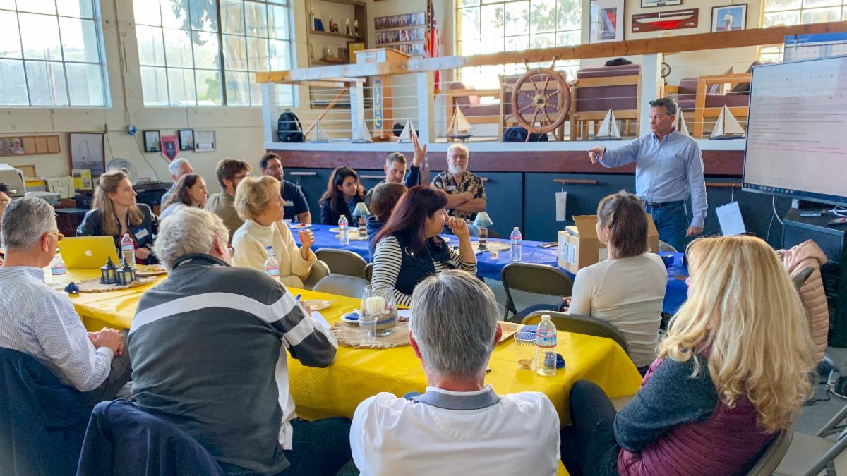 Jim Hancock calling on Shelly Willard to speak