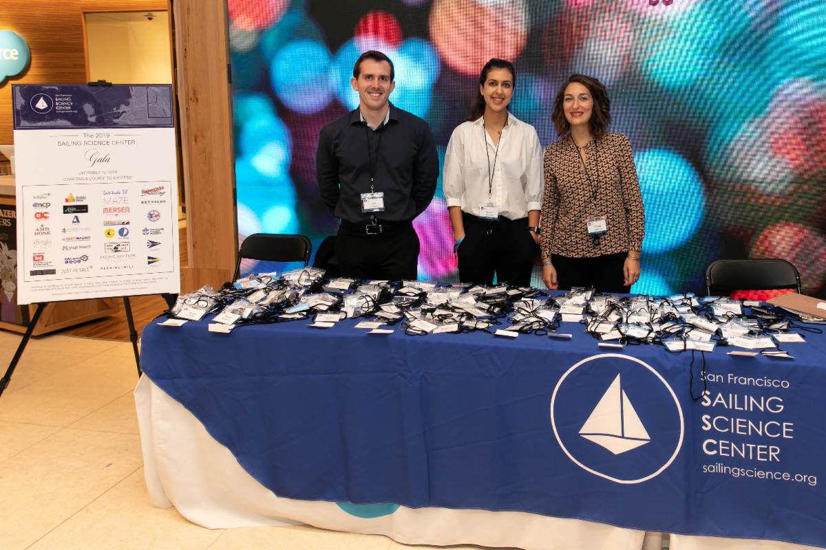Volunteers at the Check-In Table