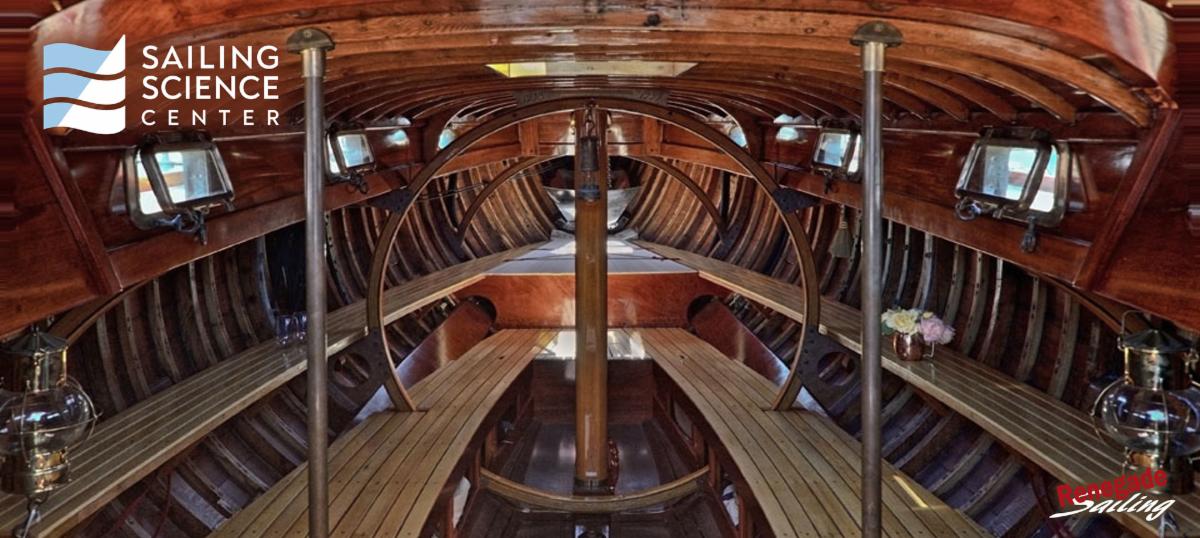 A view down the interior of TRE