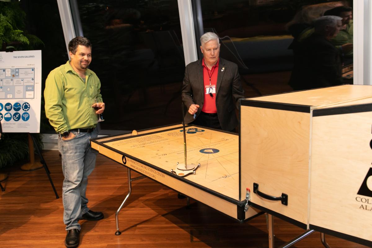Danny Beesley and Rick Waltonsmith with Exhibit