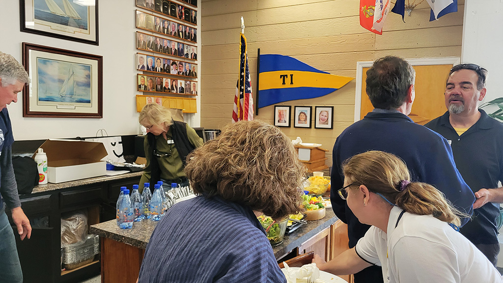 Volunteers at the TIYC Potluck