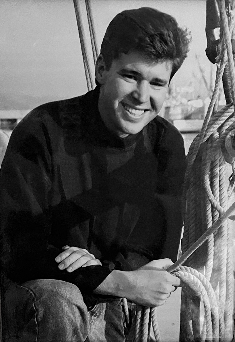 Black & White Photo of Steve Malton on Rendezvous 1992