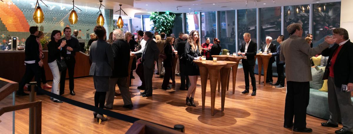 Gala Guests Mingling