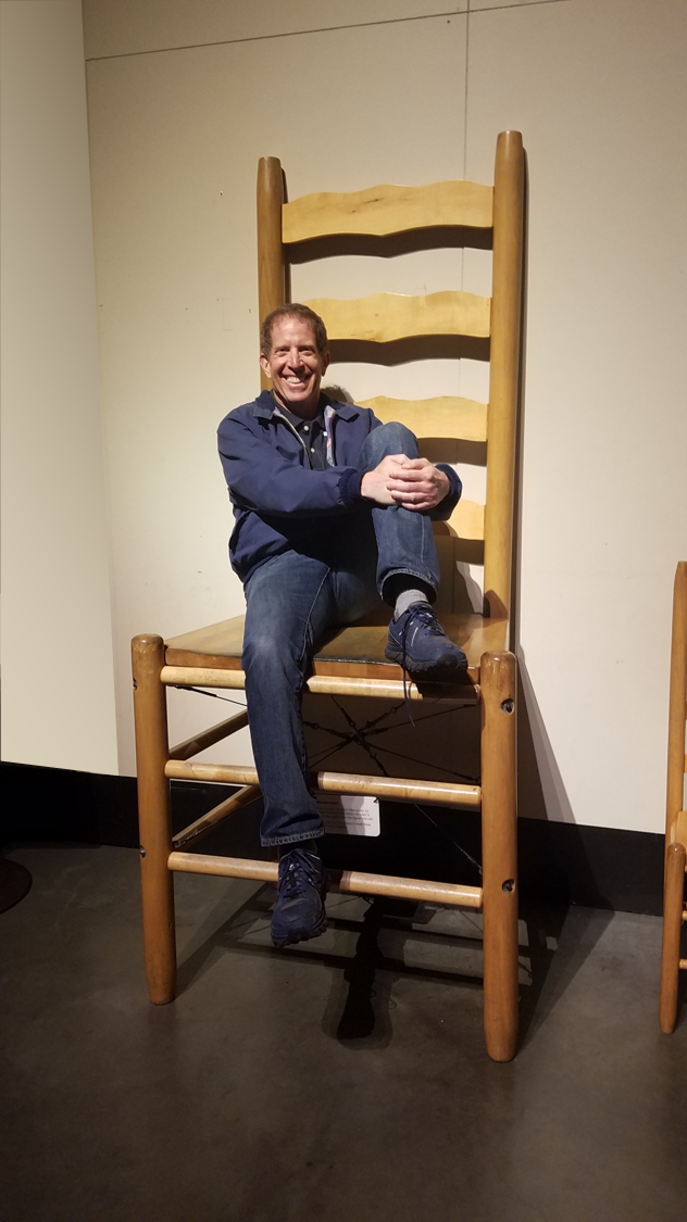Mike Beller in Big Chair