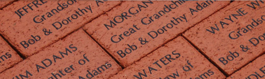 Picture of engraved bricks