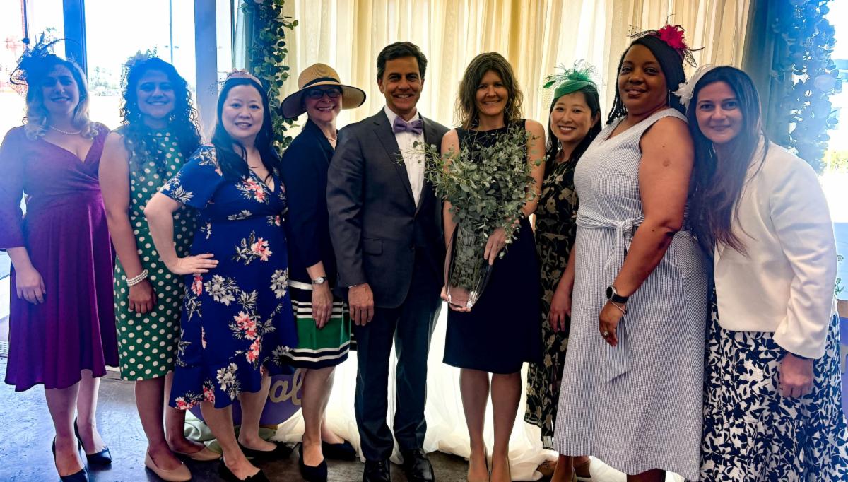 Left to Right: Tanya Sirkin, Michelle Midencey Paz, Jennifer Borucki, Andrea Schmitt, Dr. Barry Gribbons, Dr. Jenna Cole, Cathy Jin, Dr. Michelle Fowles, Debra Erickson. 