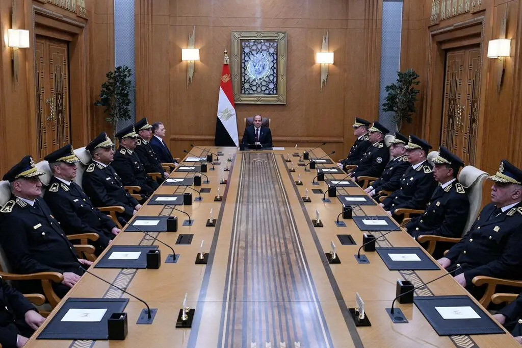 President Abdel Fattah el-Sisi of Egypt commemorating Police Day last week in a photograph released by the Egyptian presidency. Image Credit: The Egyptian Presidency