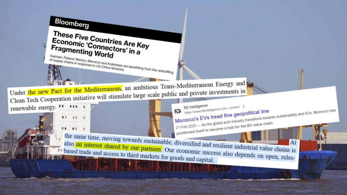 The EV Race Hits the Southern Shore? Morocco, Europe, and the Making of a Mediterranean Industrial Axis