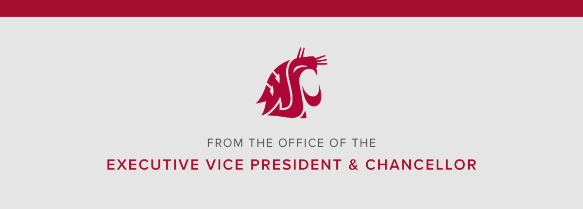From the office of the executive vice president and chancellor