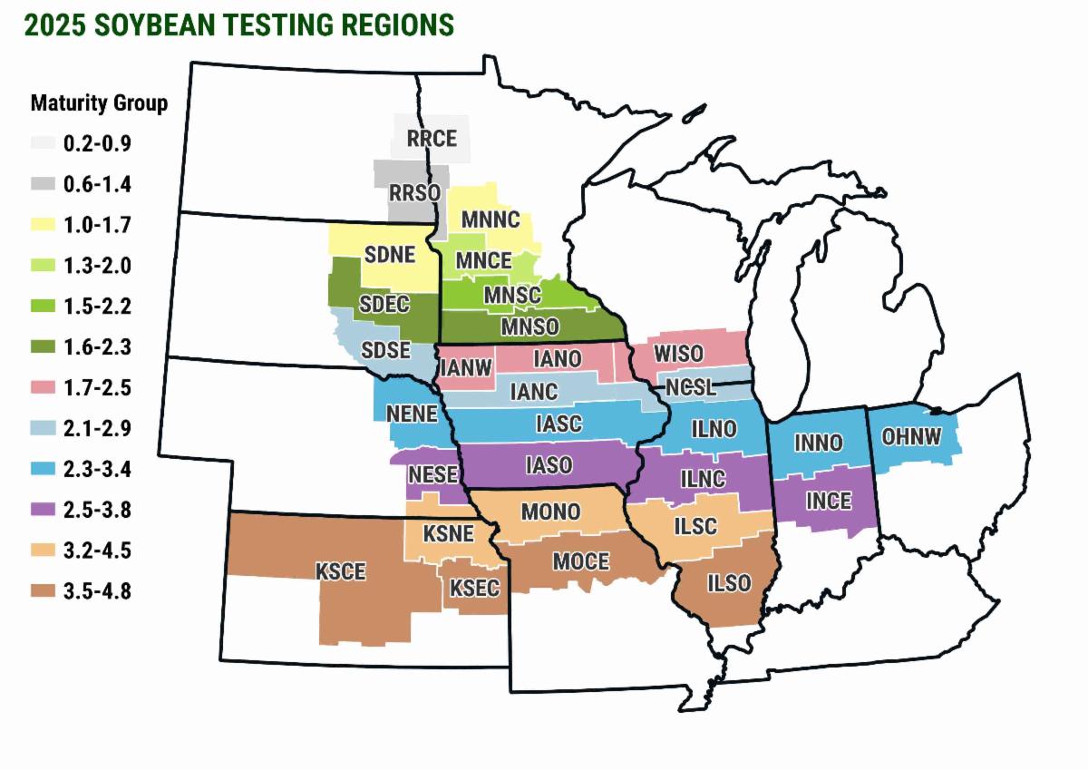 2025 FIRST Soybean regions