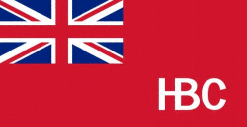 Glossy glass flag of the Hudson s Bay Company  1682 - 1779   is a Canadian holding company of department stores_ and the oldest corporation in North America.