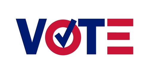 Election vote checkmark.Vote sign.Vote vector icon.Elections Badge Icon.Voting symbol. USA election