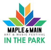 Maple & Main Art & Music in the Park Festival Logo
