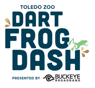 Toledo Zoo Dart Frog Dash Logo