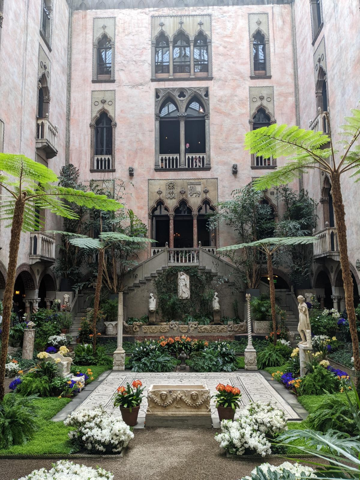 Courtyard at the Isabella Stewart Gardner Museum