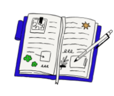 Illustration of a journal