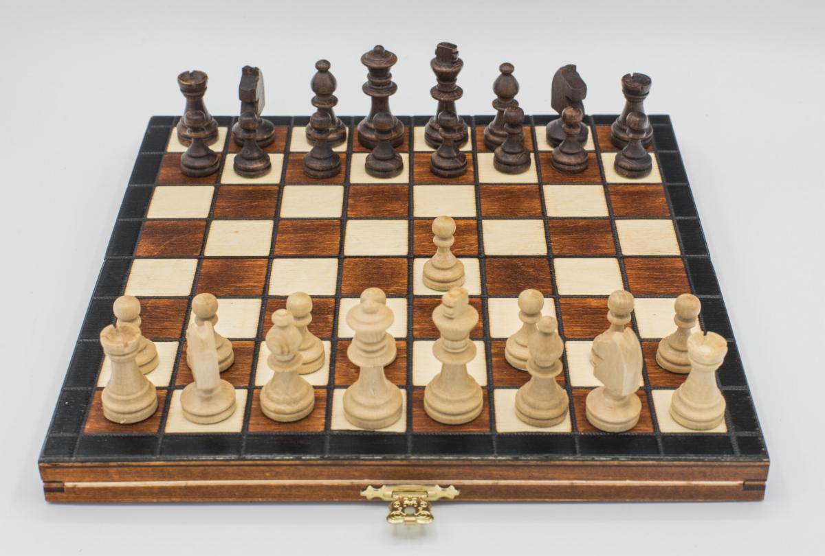 Photo of a chess board