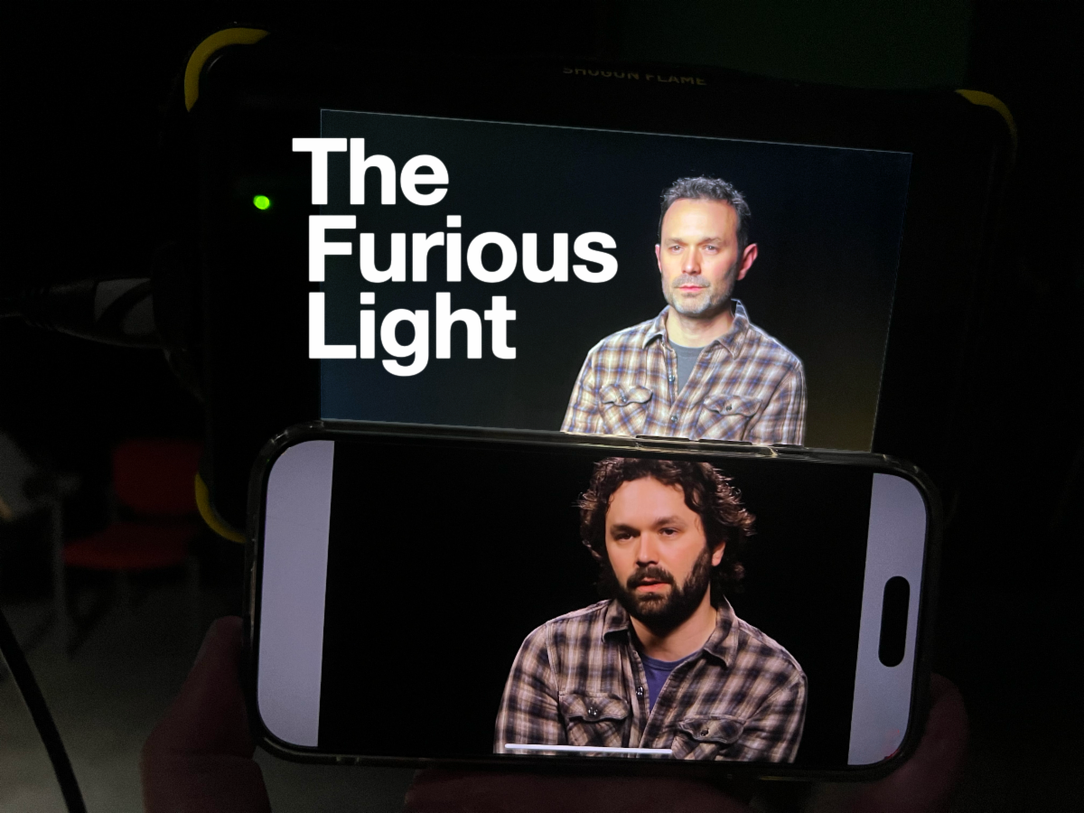 Photo of David Ullman-The Furious Light-then-now
