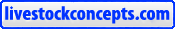 livestock button blue