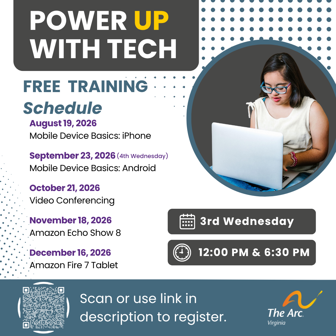 Power Up with Tech Fall 2026 training schedule