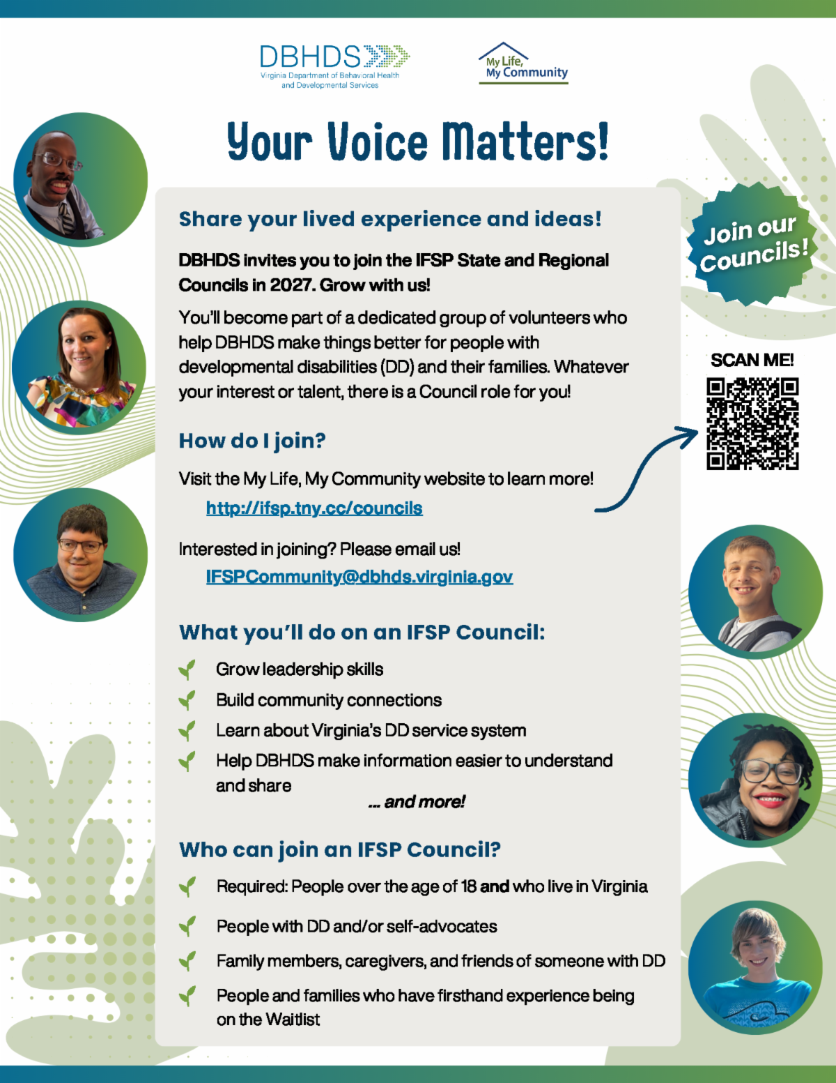 Image advertising 2027 recruitment for IFSP State and Regional Councils
