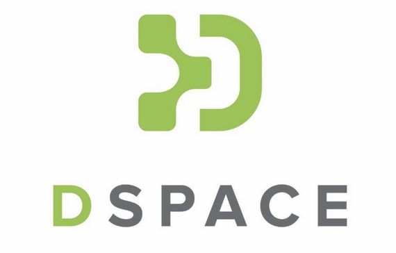 DSpace logo in green and grey