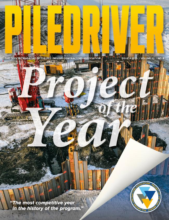PileDriver Issue 4 2025 cover featuring Projects of the Year