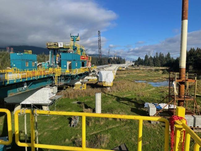 LNG Canada project in Kitimat BC - Canada