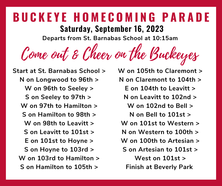 Homecoming Route