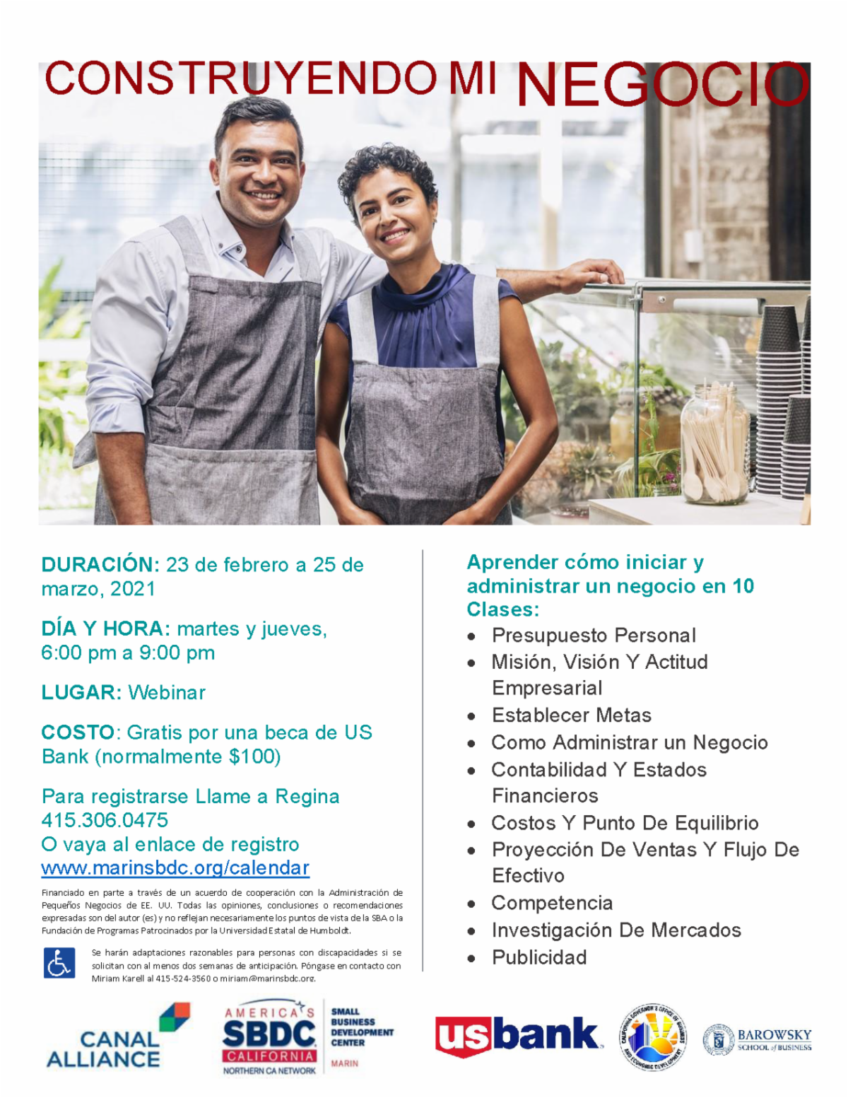 SBDC Class Flyer