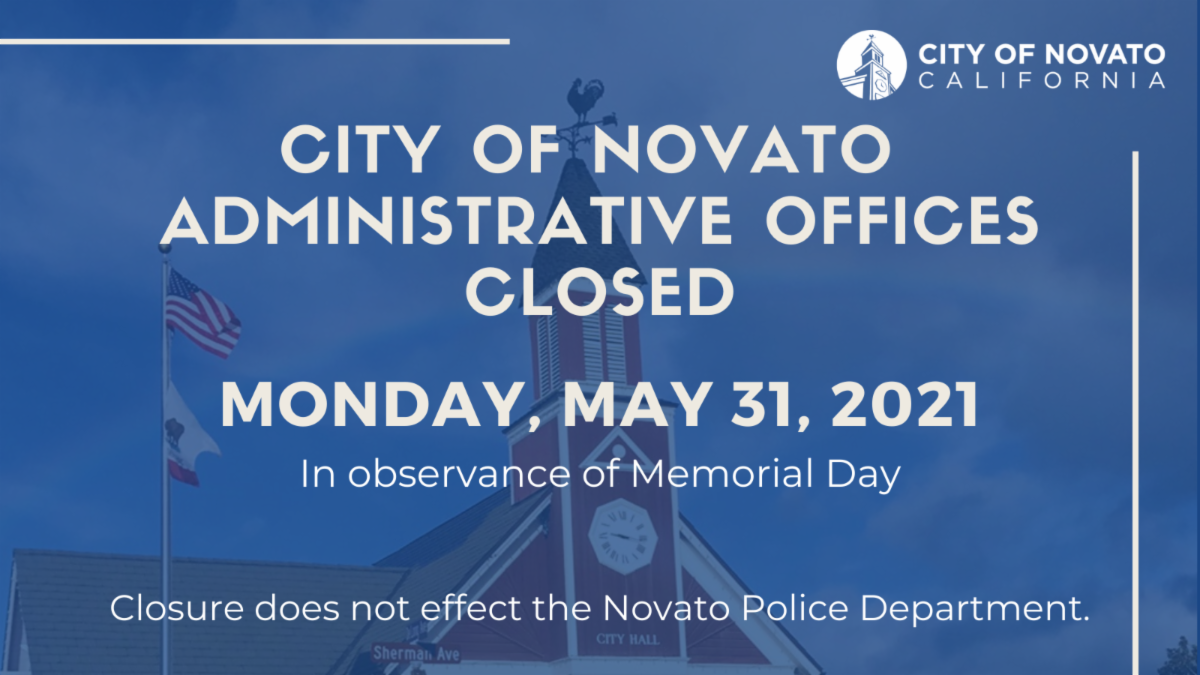 Memorial Day 2021 closure