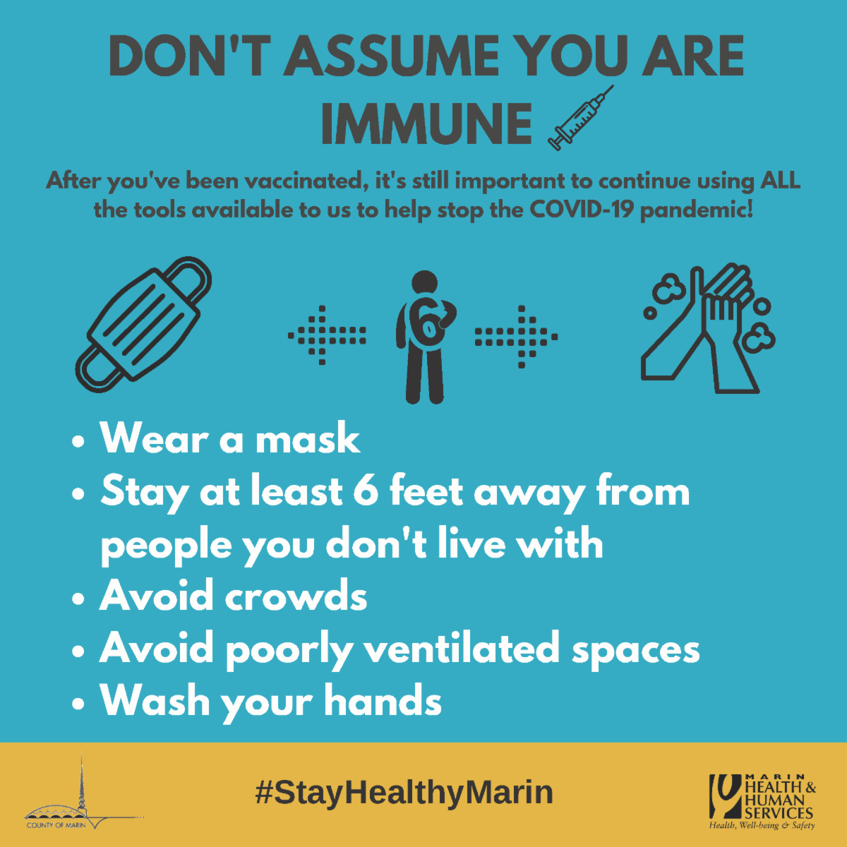 Dont assume you are immune - English