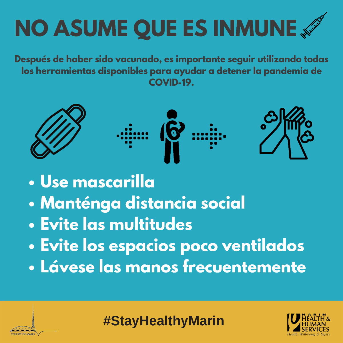 Dont assume you are immune - Spanish