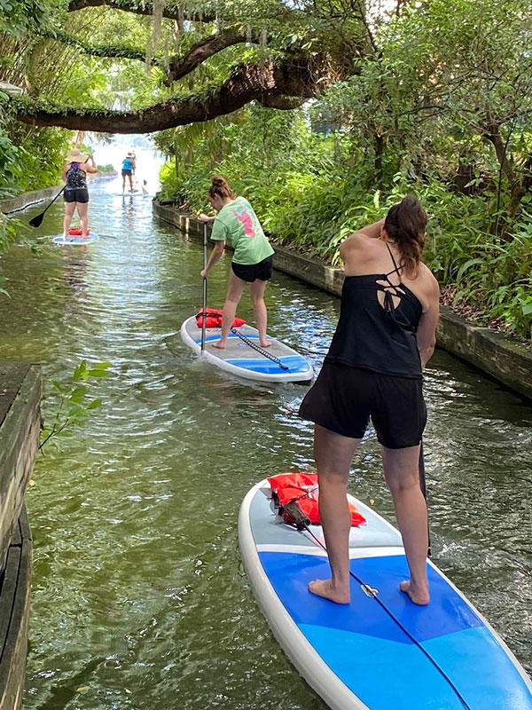 Paddleboard Through a Chain of Lakes in this Orlando Suburb