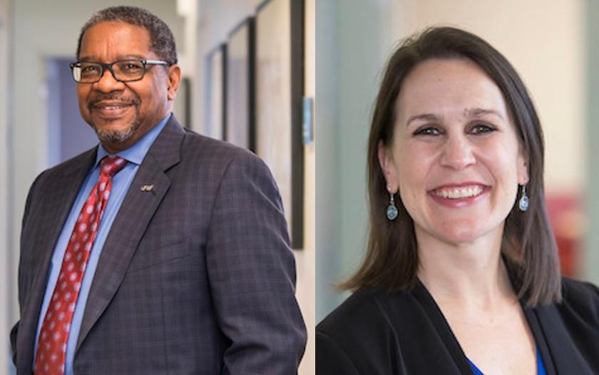 Dean King and Vice Dean Herbert headshots