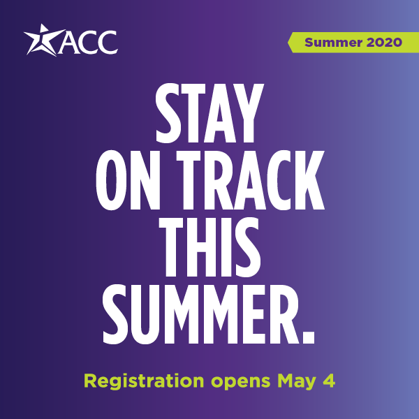 stay on track this summer with registration opening up starting May 4
