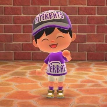 animal crossing character wearing rb swag
