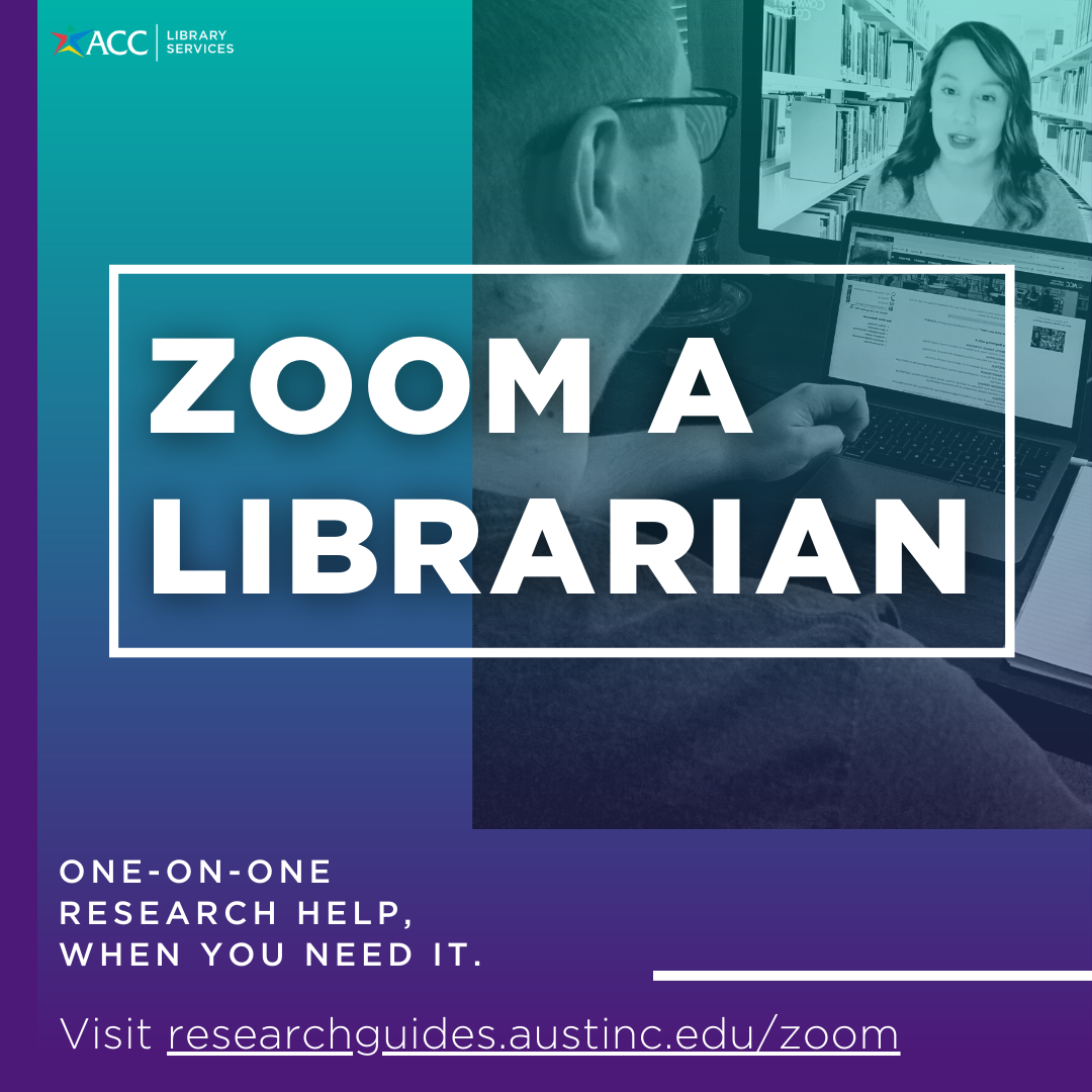 zoom a librarian one on one research help