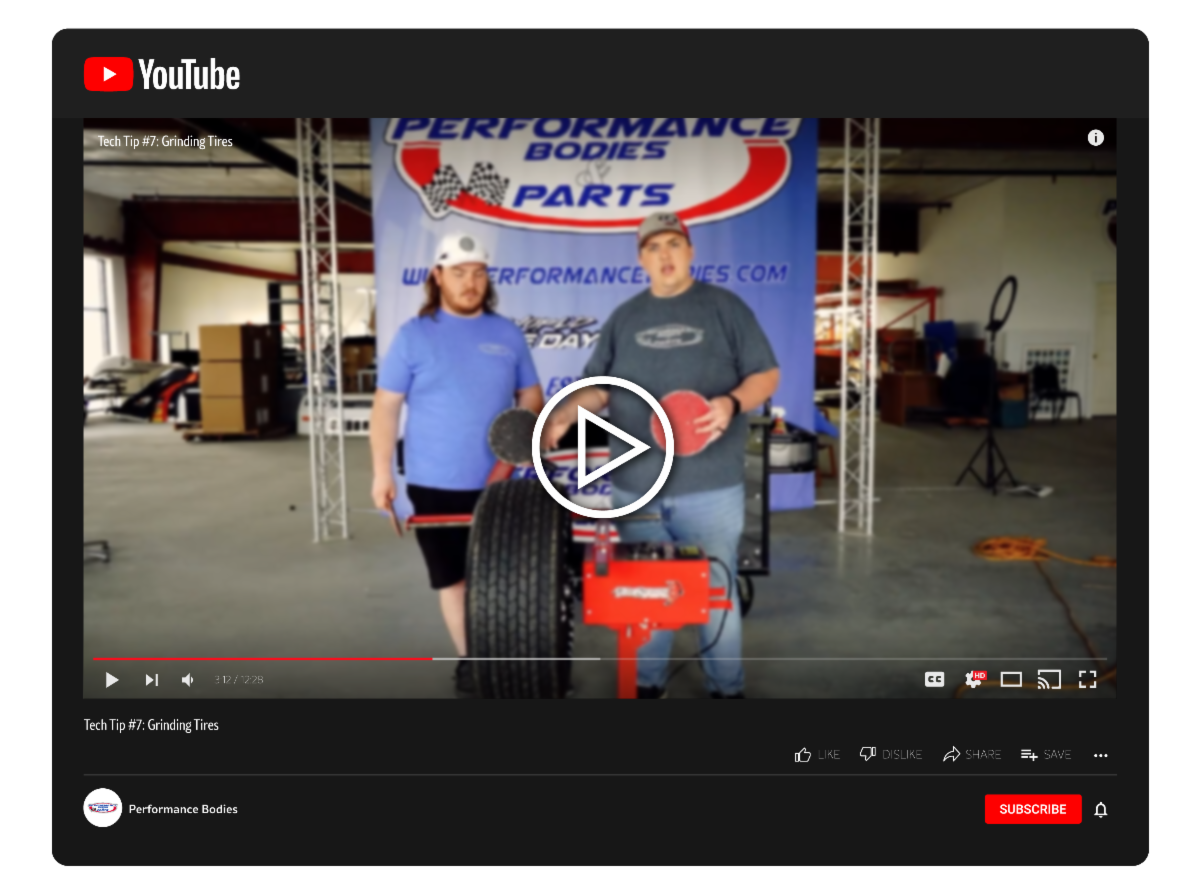 Tech Tip 7 Grinding Your Tires 🔥