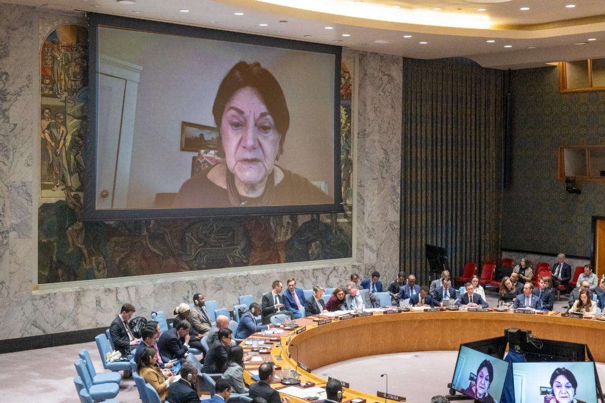 Rosemary DiCarlo briefing