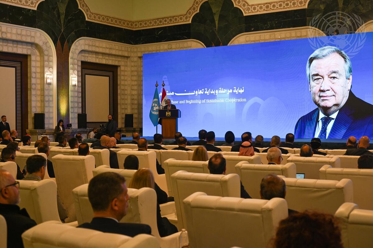 António Guterres in Baghdad