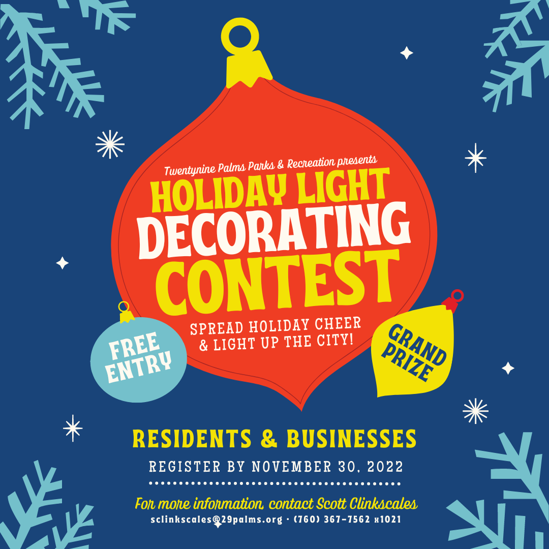 News from the City of Twentynine Palms